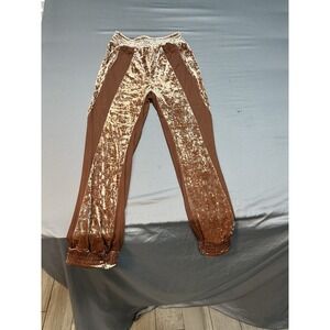 Hot As Hell Champagne Velvet‎ Velour Pants XS